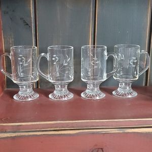 Princess House Heritage Irish Coffee mugs